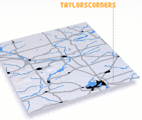 3d view of Taylors Corners