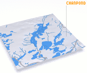 3d view of Chan Pond