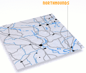 3d view of North Mounds