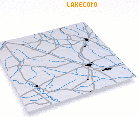 3d view of Lake Como