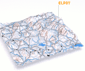 3d view of El Poy