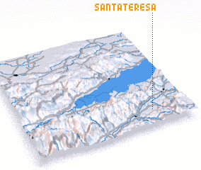 3d view of Santa Teresa