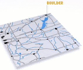 3d view of Boulder