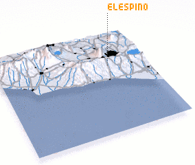 3d view of El Espino