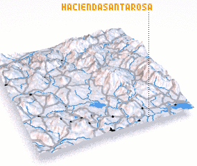 3d view of Hacienda Santa Rosa