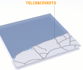 3d view of Telchac Puerto