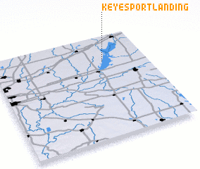 3d view of Keyesport Landing