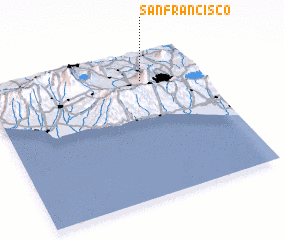 3d view of San Francisco