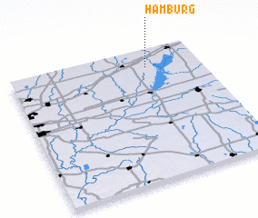 3d view of Hamburg