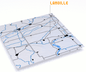 3d view of La Moille