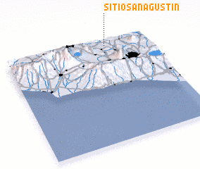 3d view of Sitio San Agustín