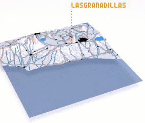 3d view of Las Granadillas