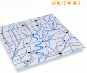 3d view of Spout Springs