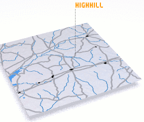 3d view of High Hill