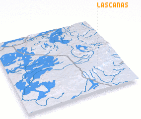 3d view of Las Cañas