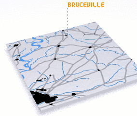 3d view of Bruceville