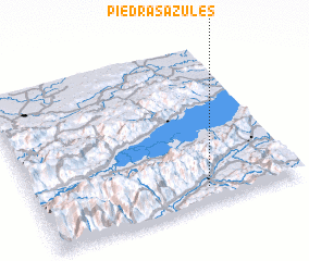 3d view of Piedras Azules