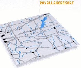 3d view of Royal Lake Resort