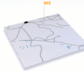 3d view of Aké