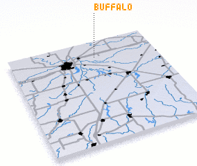 3d view of Buffalo