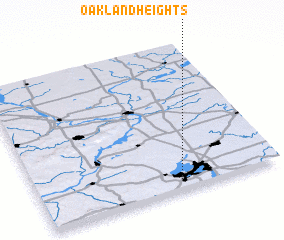 3d view of Oakland Heights