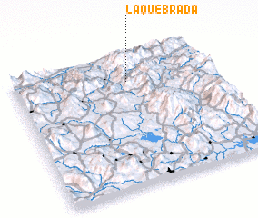 3d view of La Quebrada