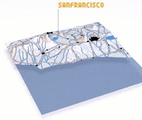 3d view of San Francisco