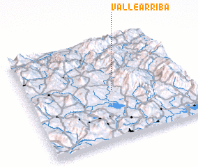 3d view of Valle Arriba