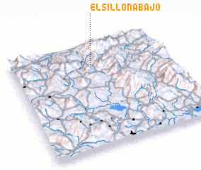 3d view of El Sillón Abajo