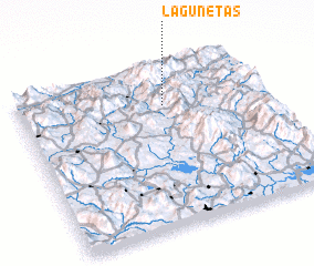 3d view of Lagunetas