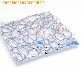 3d view of Caserío El Nance Dulce