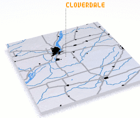 3d view of Cloverdale