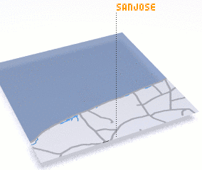 3d view of San José