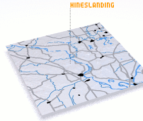 3d view of Hines Landing