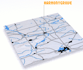 3d view of Harmony Grove