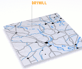 3d view of Dry Hill