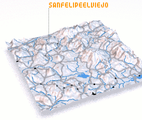 3d view of San Felipe El Viejo