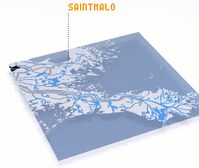 3d view of Saint Malo