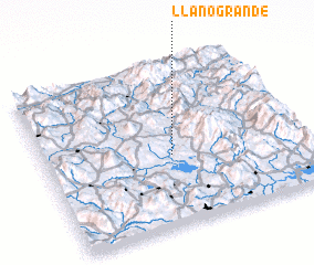 3d view of Llano Grande