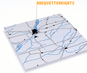 3d view of Marquette Heights