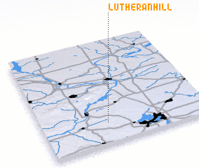 3d view of Lutheran Hill