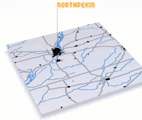 3d view of North Pekin