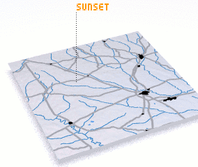 3d view of Sunset