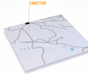 3d view of Chactún