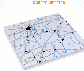 3d view of Pawnee Junction