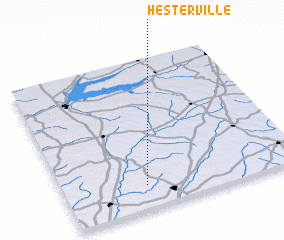 3d view of Hesterville