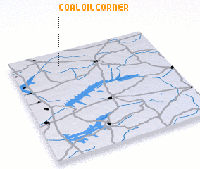 3d view of Coal Oil Corner