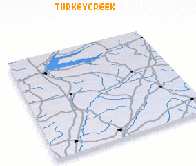 3d view of Turkey Creek