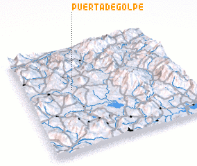 3d view of Puerta de Golpe