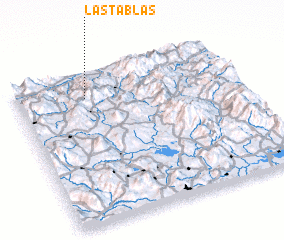 3d view of Las Tablas